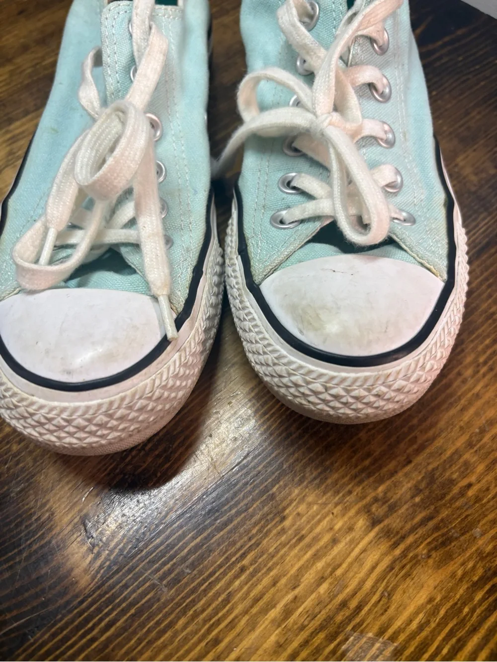 Converse Mint And Teal Sneakers Size 7